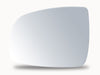 Summit Stick-On Standard Mirror Glass fits Nissan Note LHS Summit - Dynamic Drive