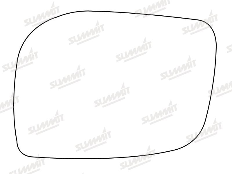 Summit Stick-On Standard Mirror Glass fits Range Rover LHS Summit - Dynamic Drive