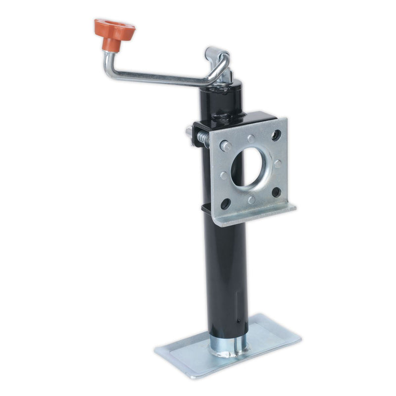 Sealey Trailer Jack with Weld-On Swivel Mount 250mm Travel 900kg Capacity Sealey - Dynamic Drive