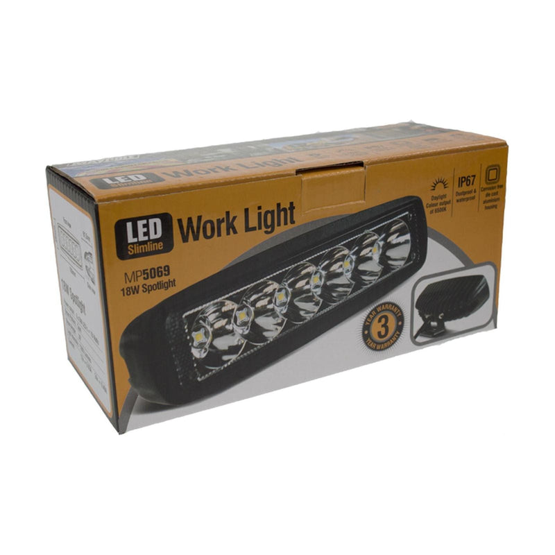 Maypole 5069 10-30v 6x3W SLIMLINE FLOOD LED Spot LAMP Floodlight Waterproof Maypole - Dynamic Drive