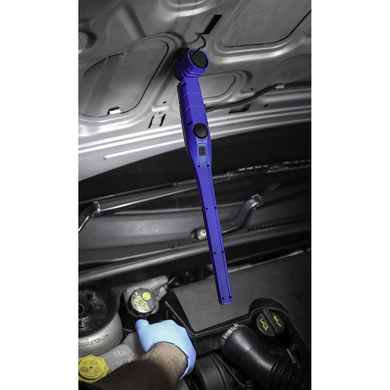 Sealey Rechargeable 360 Slim Inspection Light 8W & 1W SMD LED& UV Light Black Li Sealey - Dynamic Drive