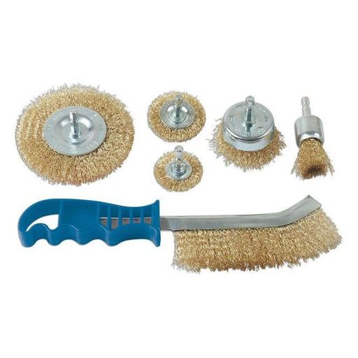 Laser Wire Brush Set 6pc 7718 Laser - Dynamic Drive
