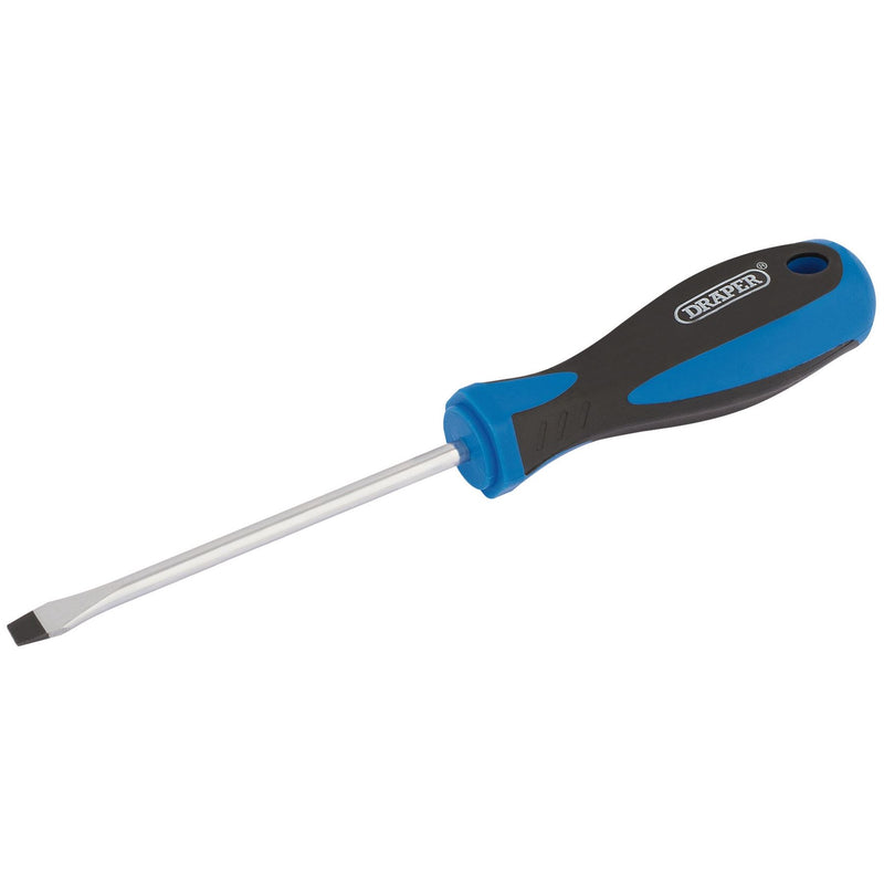 Draper Plain Slot Screwdriver, 5.0 x 100mm 63259 Draper - Dynamic Drive