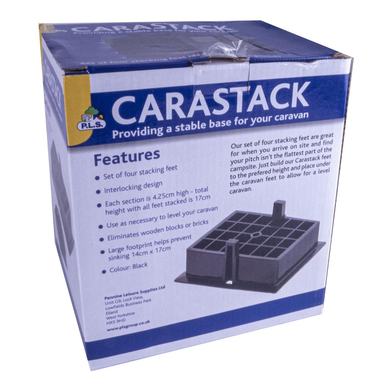 Caravan Carastack Stacking Pads Feet Blocks Corner Steady Winder Feet - Set of 4 Powerpart  - Dynamic Drive