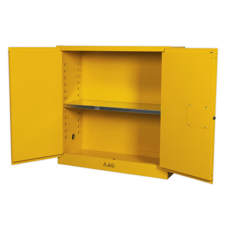 Sealey Flammables Storage Cabinet 1095 x 460 x 1120mm FSC09 Sealey - Dynamic Drive