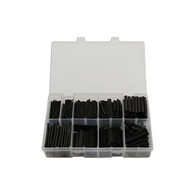 Connect Assorted Black Heat Shrink, 50mm Lengths 350pc 31893 Tool Connection - Dynamic Drive