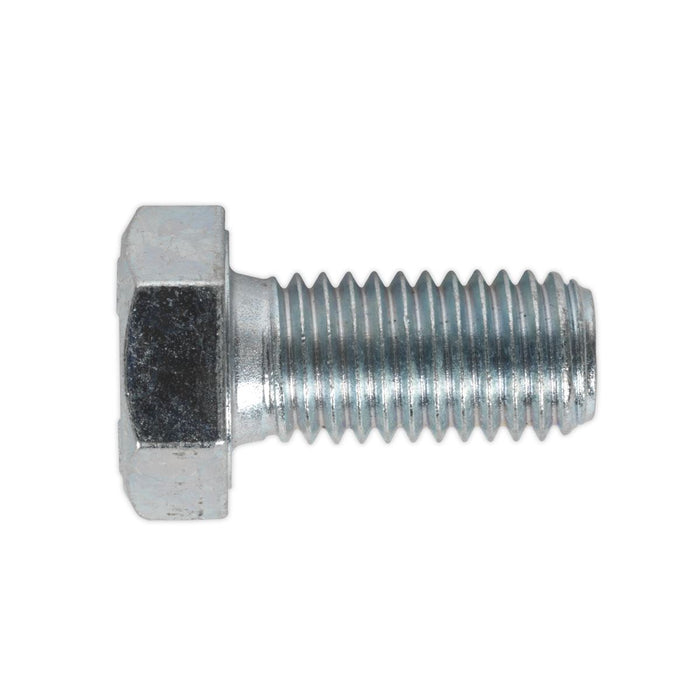 Sealey HT Setscrew M12 x 25mm 8.8 Zinc Pack of 25 SS1225 Sealey - Dynamic Drive