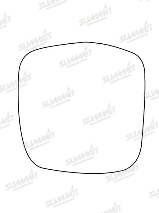Summit Stick-On Standard Mirror Glass fits Toyota Landcruiser Colorado LHS Summit - Dynamic Drive