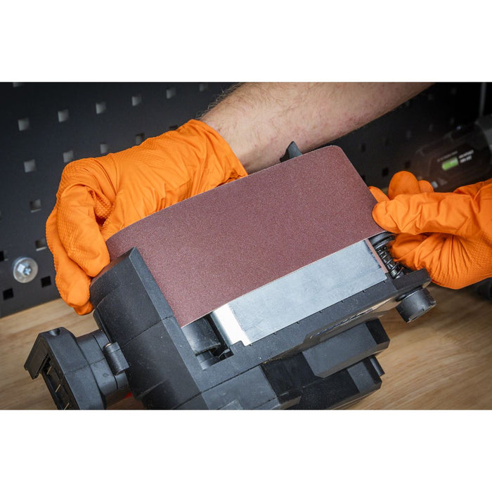 Sealey 76 x 457mm Sanding Belt 240Grit - Pack of 5 SB240457 Sealey - Dynamic Drive