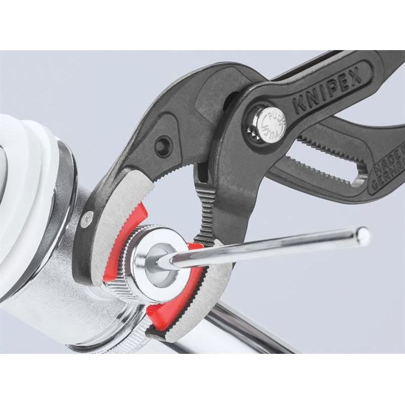 Knipex Plastic Pipe Grip Pliers Plastic Jaws Black 250mm Knipex - Dynamic Drive
