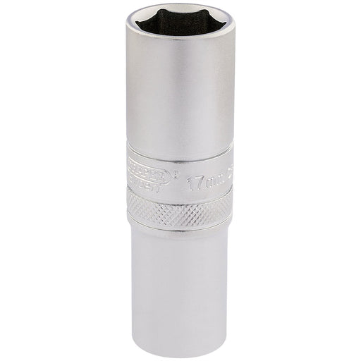 Draper 6 Point Metric Deep Socket, 1/2" Sq. Dr., 17mm 16649 Draper - Dynamic Drive