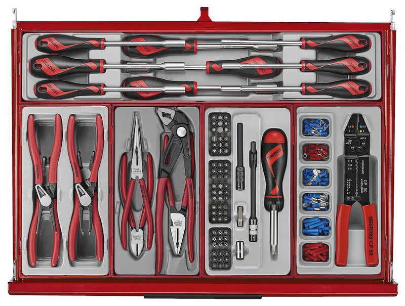 Teng Tools 26" PRO35™ roller cabinet tool kit 516 pieces red Town Tools - Dynamic Drive