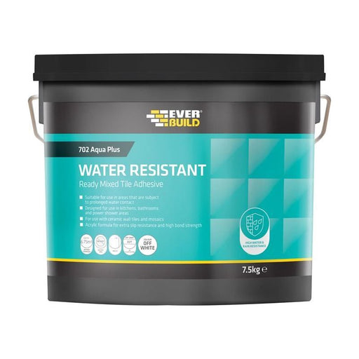 Everbuild Sika 702 Water Resistant Tile Adhesive 16kg/10 litre Everbuild Sika - Dynamic Drive