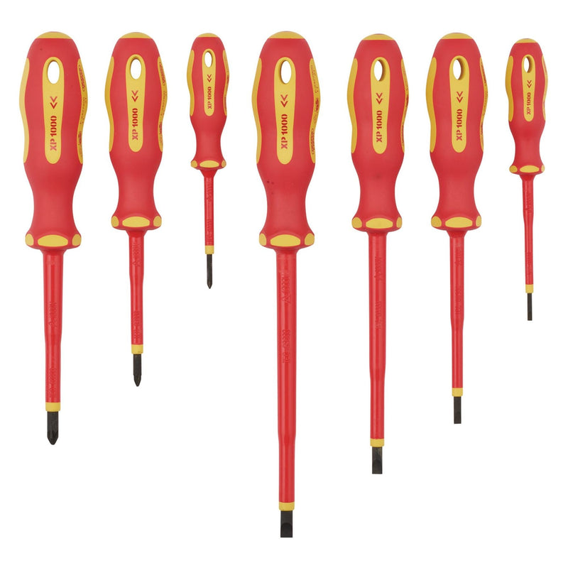 Draper XP1000 VDE Screwdriver Set (7 Piece) 64694 Draper - Dynamic Drive