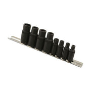 Laser Tap Socket Set 3/8"D, 1/4"D 8pc 6058 Laser - Dynamic Drive