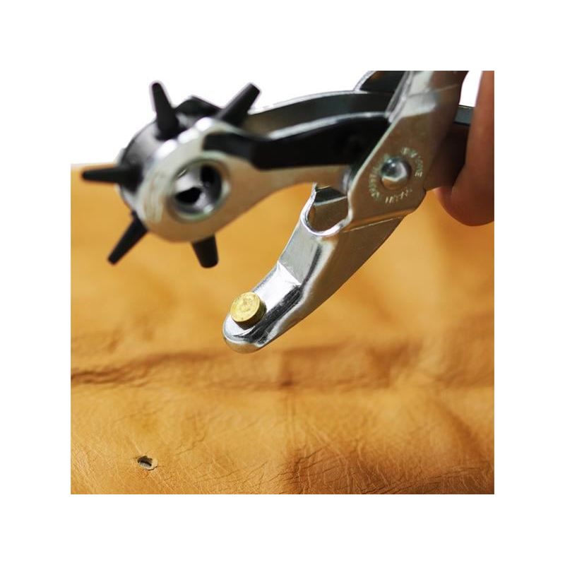 Maun Revolving Leather Hole Punch Pliers Maun - Dynamic Drive