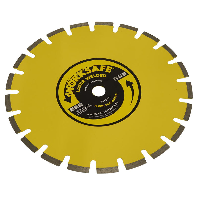 Sealey Floor Saw Blade (Hard)350 x 25mm WDHFS350 Sealey - Dynamic Drive