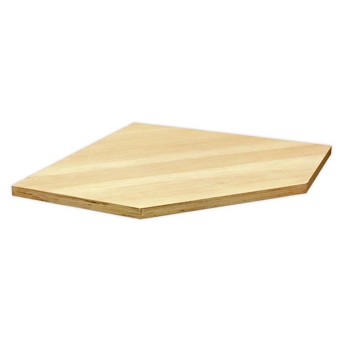 Sealey Superline Pro 1.6m Corner Storage System Wood Worktop APMSSTACK08W Sealey - Dynamic Drive