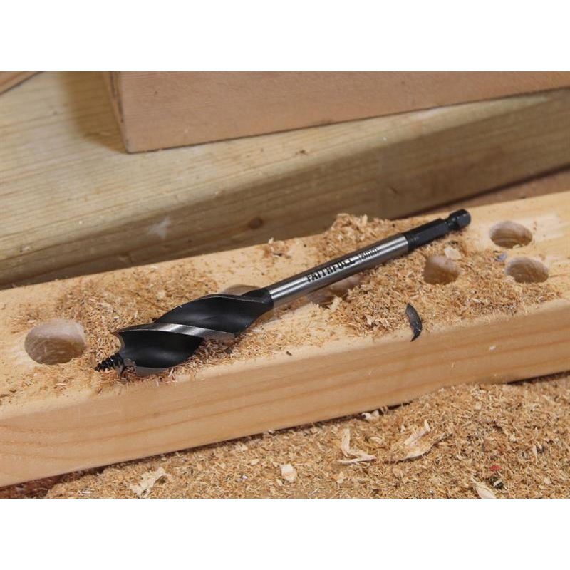 Faithfull Tri-Point Speed Auger Bit 18mm Faithfull - Dynamic Drive