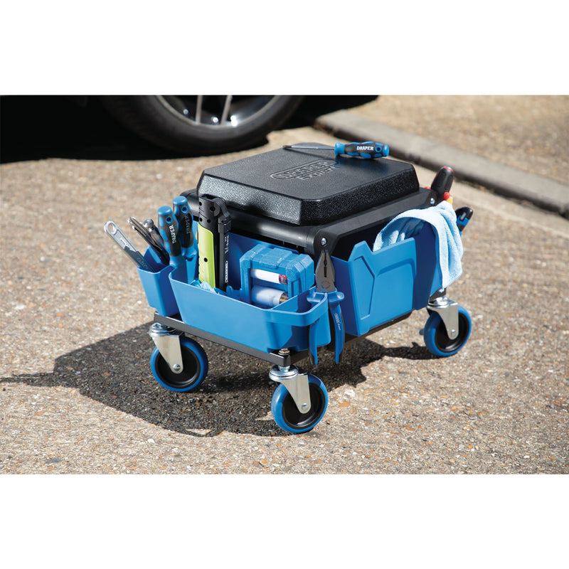 Draper Work Stool, Blue 23716 Draper - Dynamic Drive