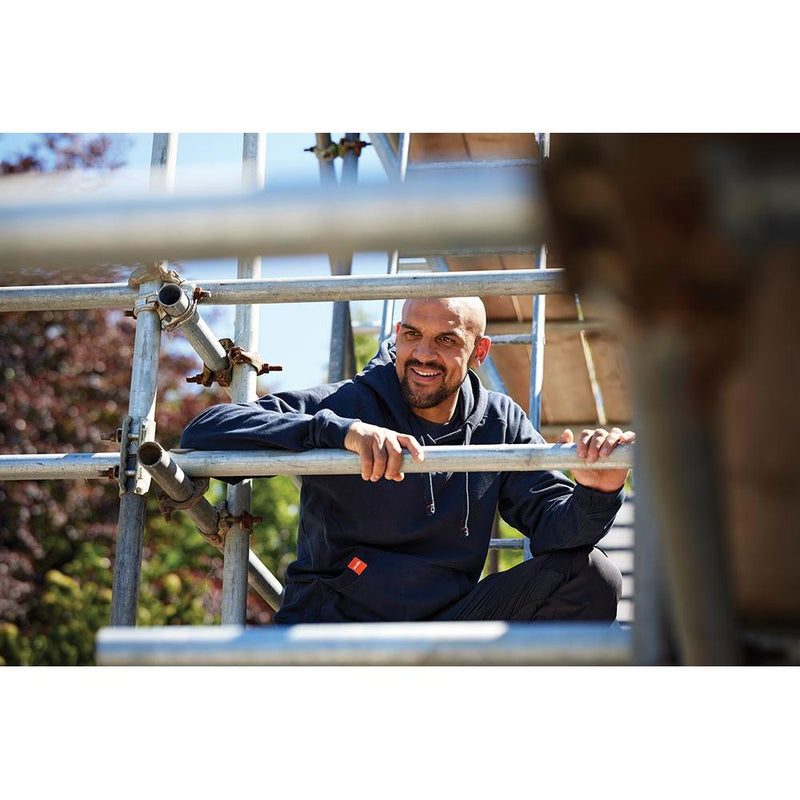Scruffs Eco Worker Hoodie Navy M Scruffs - Dynamic Drive