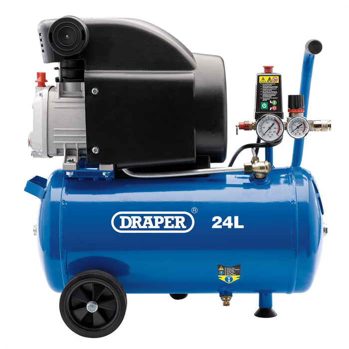 Draper Air Compressor, 24L, 1.5kW 24980 Draper - Dynamic Drive