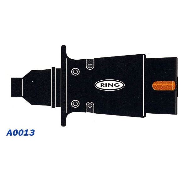 Ring Automotive A0013 12N 7 Pin Plastic Plug For Trailer Lights Male Replacement Ring Automotive - Dynamic Drive