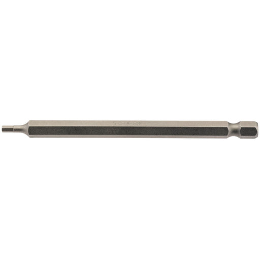 Draper Hexagonal Insert Bit, 2.5mm, 1/4" Hex, 100mm Long (Pack of 1) 64371 Draper - Dynamic Drive