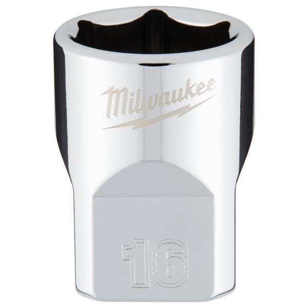 Milwaukee 3/8 Drive Socket Metric Standard 16mm 4932478346 Milwaukee - Dynamic Drive