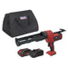 Sealey Cordless 20V 2Ah SV20 Series Caulking Gun Kit 310ml CP20VCGKIT1 Sealey - Dynamic Drive