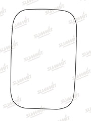 Summit Stick-On Commercial Mirror Glass fits Land Rover 83-90 & Defender 88-15 Sherpa Van 88 to 90 LHS & RHS Summit - Dynamic Drive