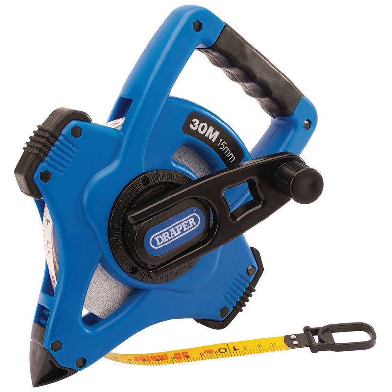Draper Fibreglass Surveyors Tape, 30m/100ft 82753 Draper - Dynamic Drive