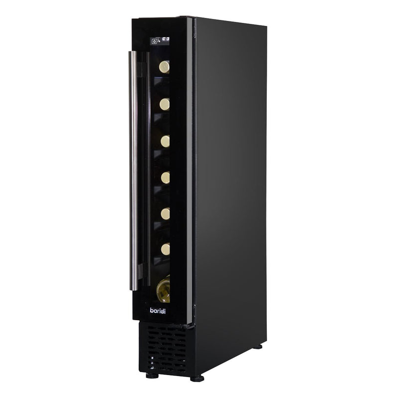 Baridi Extra-Slim 7 Bottle Wine Fridge & Cooler 15cm - Black DH76 Baridi - Dynamic Drive