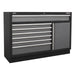 Sealey Superline Pro 1.96m Storage System Stainless Steel Worktop Sealey - Dynamic Drive
