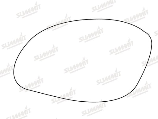 Summit Non-Heated Base Plate With Standard Mirror Glass fits Vauxhall Vectra 99 to 02 LHS Summit - Dynamic Drive