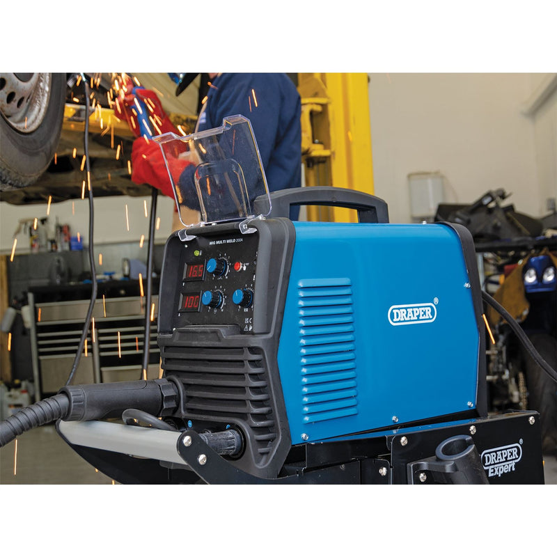 Draper Gas/Gasless MIG Inverter Multi-Welder, 200A 70046 Draper - Dynamic Drive