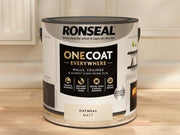 Ronseal One Coat Everywhere Interior Paint Oatmeal Matt 2.5 litre Ronseal - Dynamic Drive