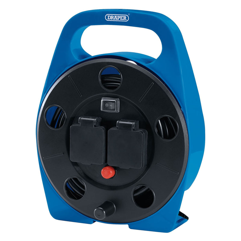 Draper 2 Way Cable Reel with LED Worklight, 10m 99294 Draper - Dynamic Drive