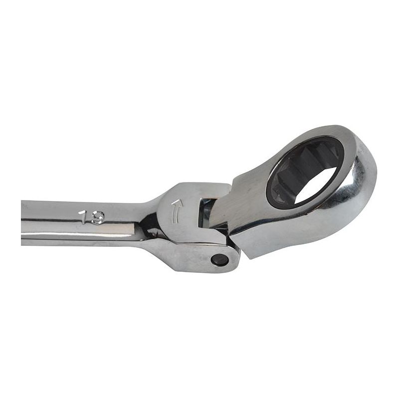 Faithfull Ratchet Combination Spanner Flex Head CV 20mm Faithfull - Dynamic Drive