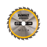 Dewalt Power Tools Portable Construction Circular Saw Blade 235 x 30mm x 24T DeWALT Power Tools - Dynamic Drive