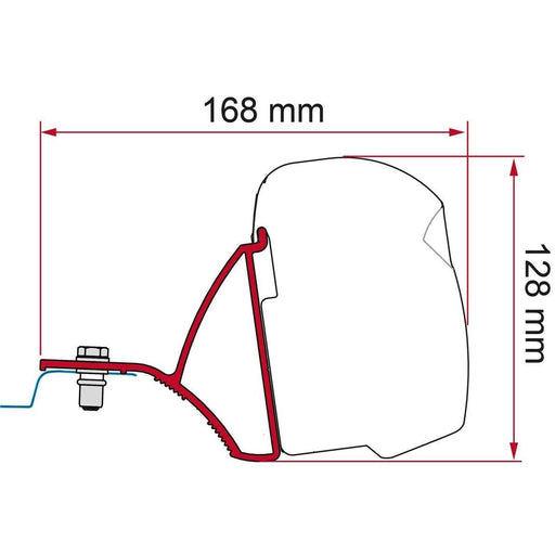 Fiamma F43 Kit for Trafic, Vivaro, NV300 & Talento >15 Deep Black Fiamma - Dynamic Drive