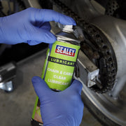 Sealey Chain & Cable Clear Lubricant 500ml SCS017S Sealey - Dynamic Drive