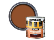 Ronseal 10 Year Woodstain Teak 2.5 litre Ronseal - Dynamic Drive