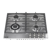 Baridi Gas Hob with 4 Cooking Zones 60cm - Stainless Steel DH225 Baridi - Dynamic Drive