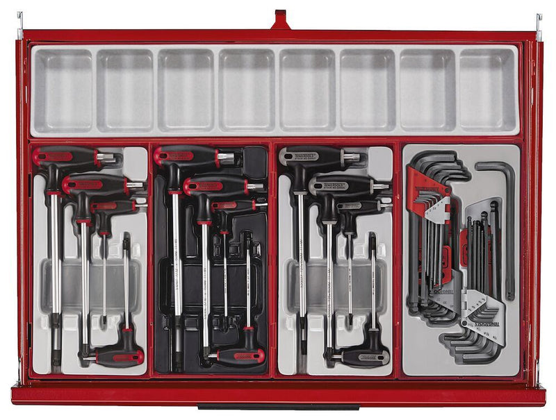 Teng Tools 53" PRO35™ Monster stack tool kit 1295 pieces red Town Tools - Dynamic Drive