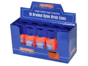 Faithfull Hi-Vis Nylon Brick Line 100m (330ft) Orange Faithfull - Dynamic Drive