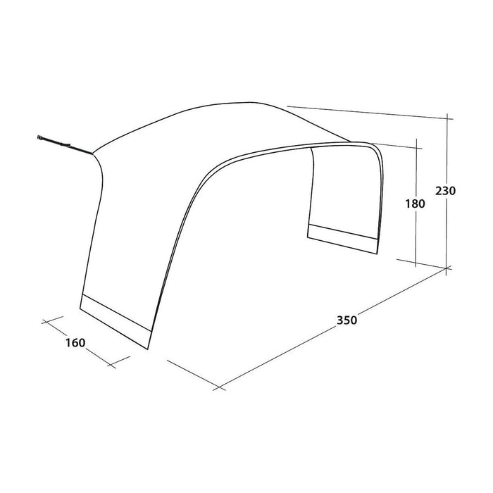 Outwell Lounge Tent Lounge Connector Large Outwell - Dynamic Drive
