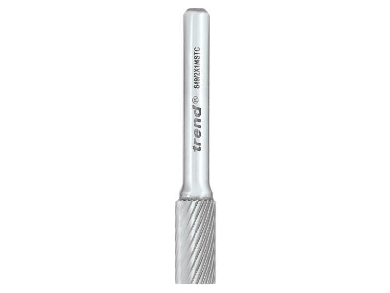 Trend S49/2 x 1/4 STC Solid Carbide Cylinder Burr 10 x 20mm Trend - Dynamic Drive