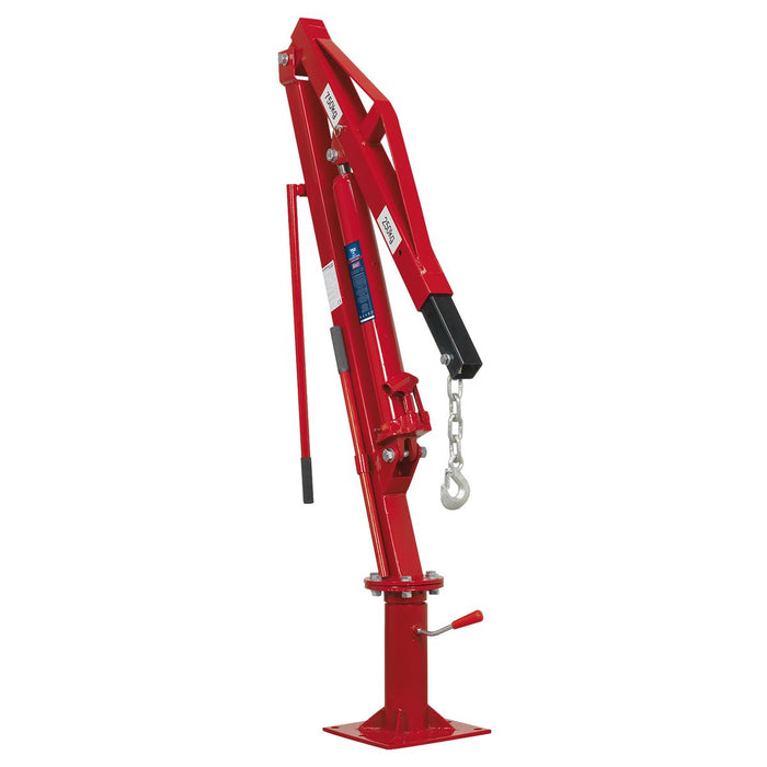 Sealey Static Mounted Crane 750kg SSC750 Sealey - Dynamic Drive