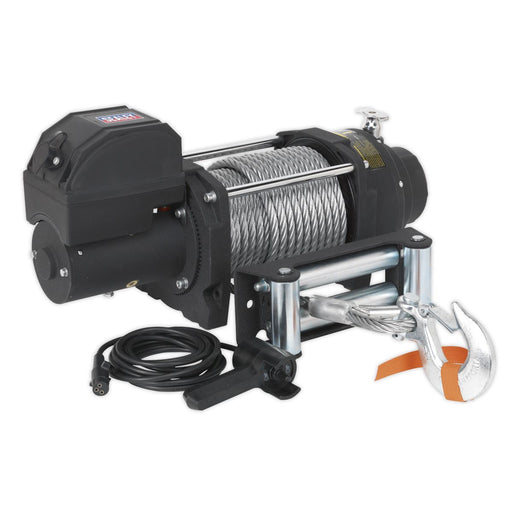 Sealey Recovery Winch 8180kg (18000lb)Line Pull 12V Industrial RW8180 Sealey - Dynamic Drive